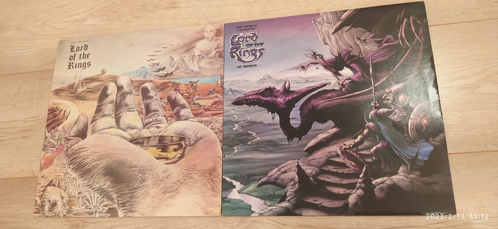 Music Inspired by Lord of the Rings Bo Hansson 2 x LP Album 1st Press