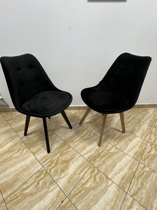 Стілець Mileo Premium Velvet Чорний