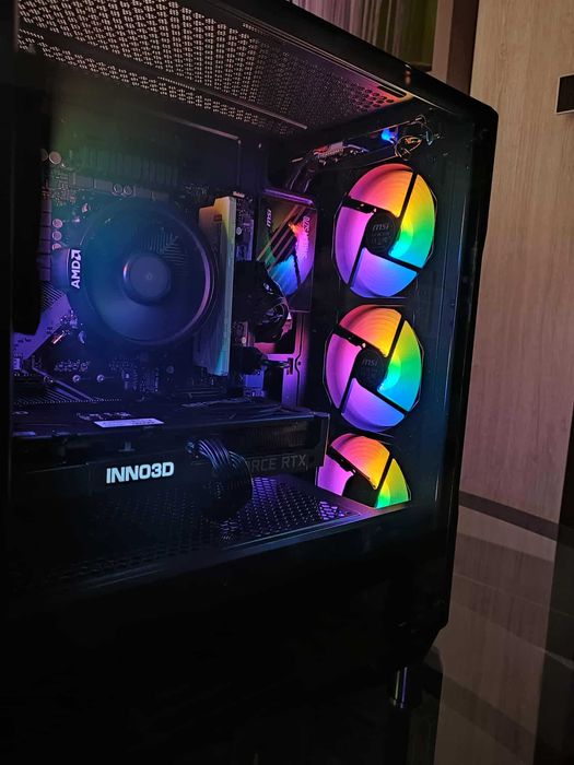 Komputer do gier RTX 3060 TI, RYZEN 5, 500 SSD, 16GB RAM OKAZJA!