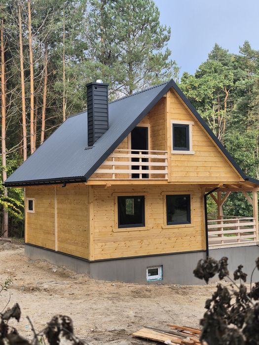 CIESIELSTWO BUDOWLANE " Budowa domków drewnianych z Bala , Szkieletowy