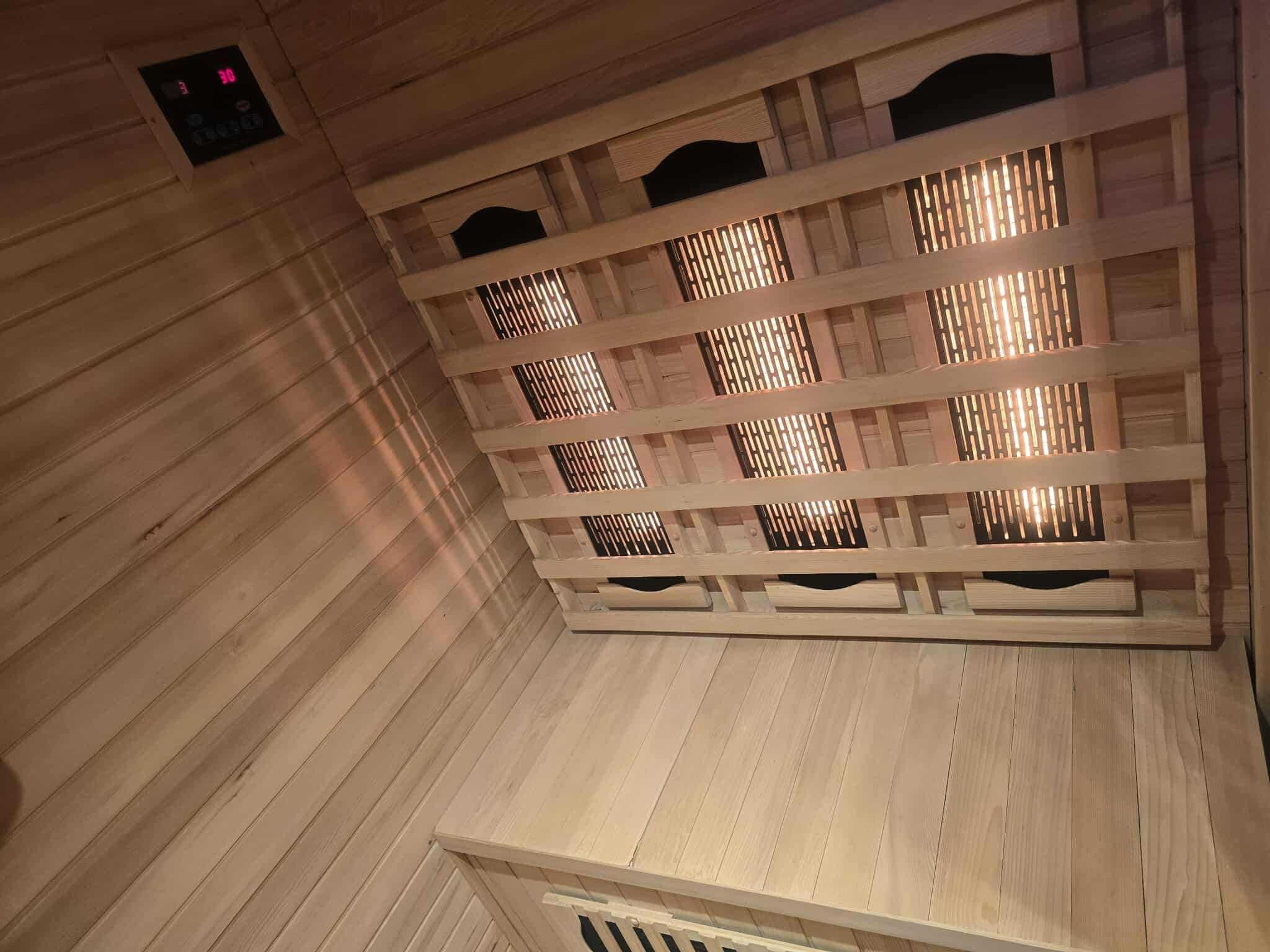 Sauna infrared , promienniki kwarcowe, jak nowa 6 osobowa