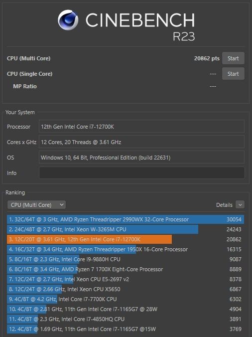 Komputer stacjonarny i7 12700K RTX 3060