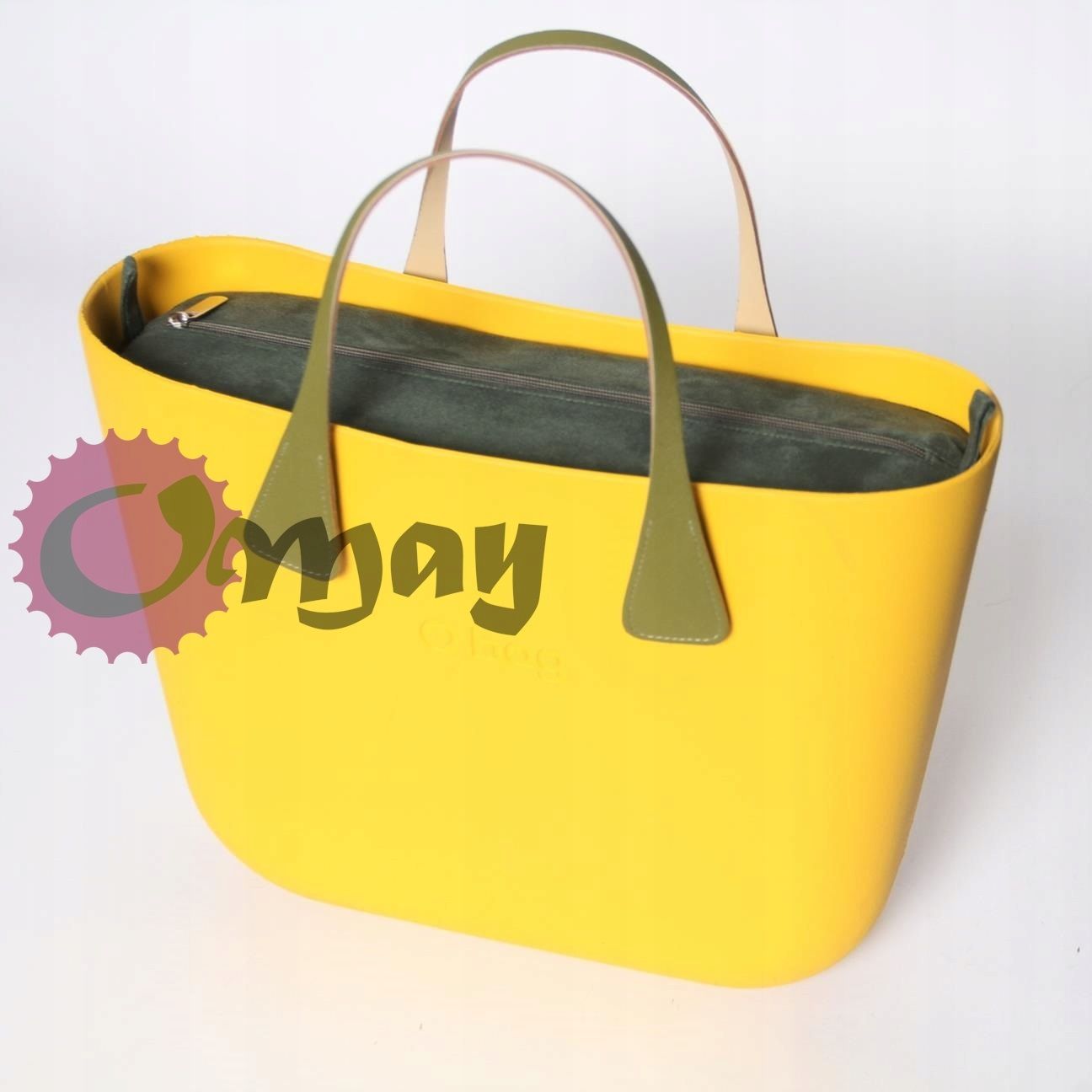 organizer OBAG STANDARD ekozamsz khaki 2 kieszenie wkład OMAY