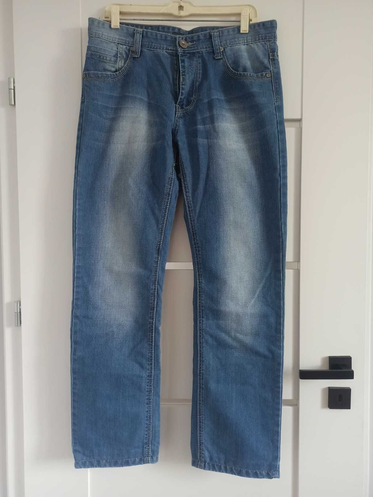 Spodnie jeansowe męskie Komino Denim rozmiar 34 straight