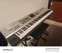 Teclado Roland Fantom X8 + Placa SRX-05 teclas piano verdadeiro