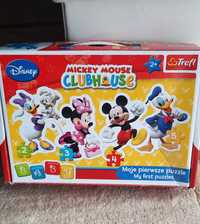 Puzzle myszka Mickey kaczor Donald 2+