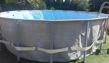 Basen stelażowy INTEX 488x122 uszkodzony