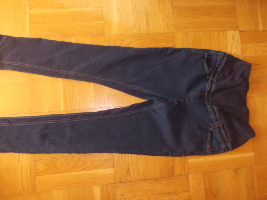 dżinsy ciążowe r,40 i 42 maternite