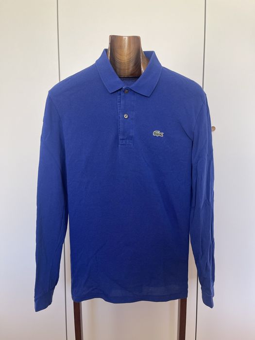 Polo azul da Lacoste