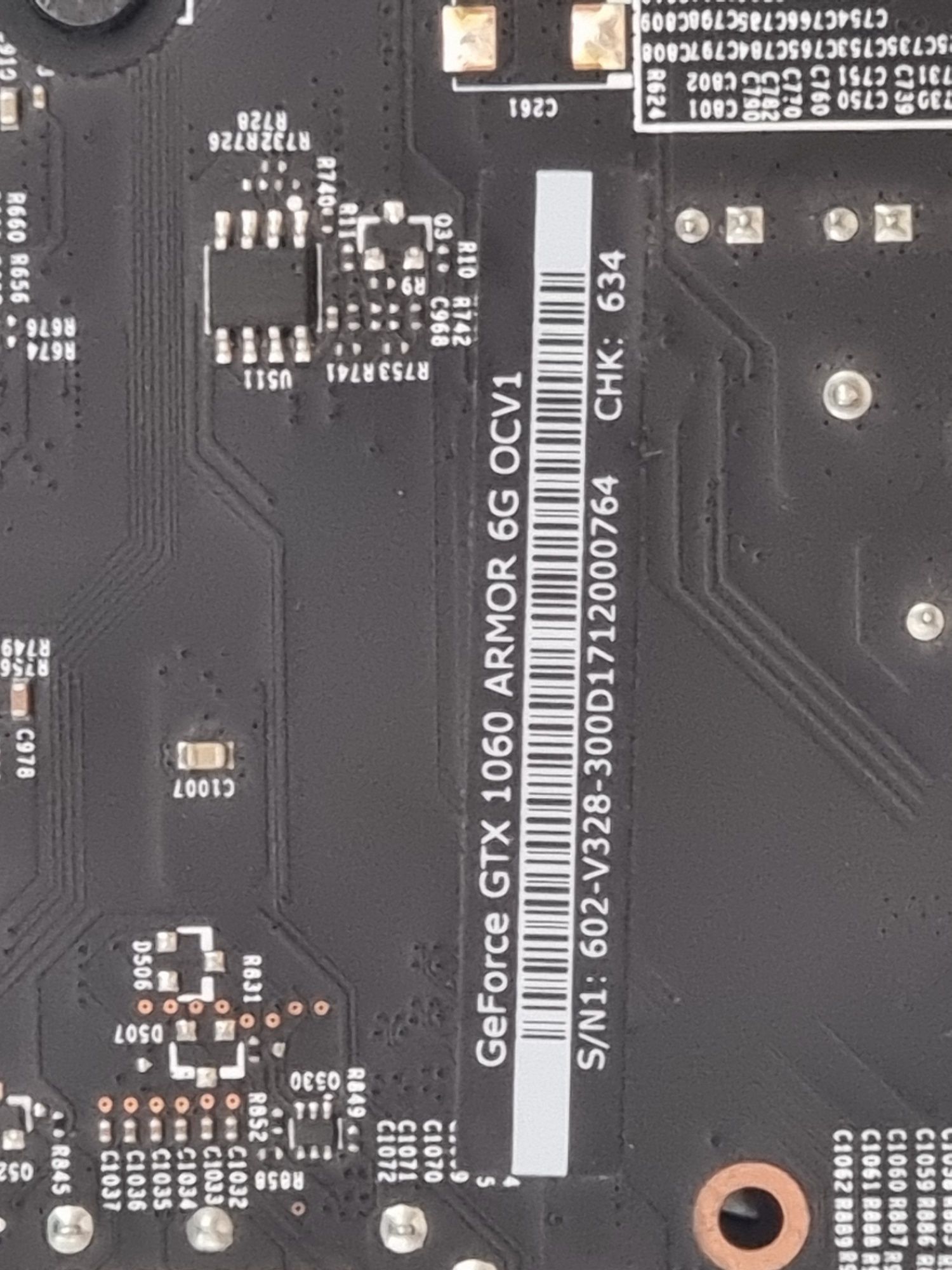 Karta Graficzna MSI GeForce GTX 1060 ARMOR OC 6GB GDDR5