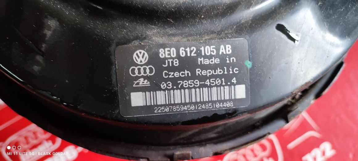 Serwo Hamulcowe Audi A4 B7 2.0 TDI Automat 2005 Blask Gołdap