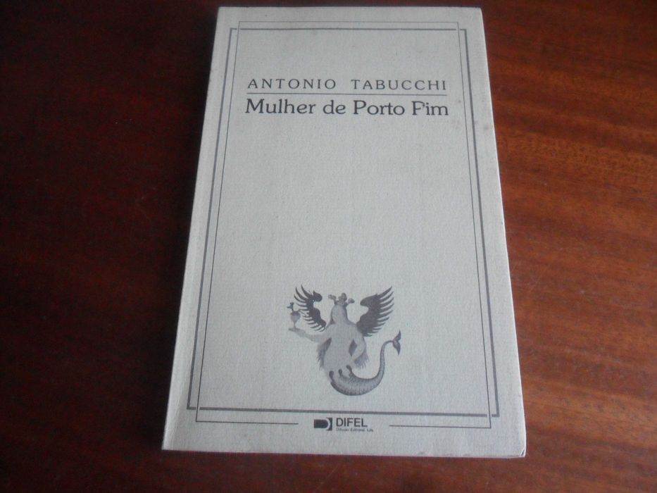 "A Mulher de Porto Pim" de Antonio Tabucchi - 2ª Edição s/d