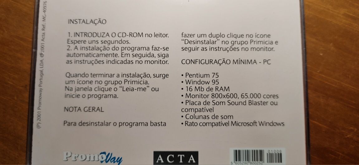 Enciclopédia Millennium 6 CD-ROM selados