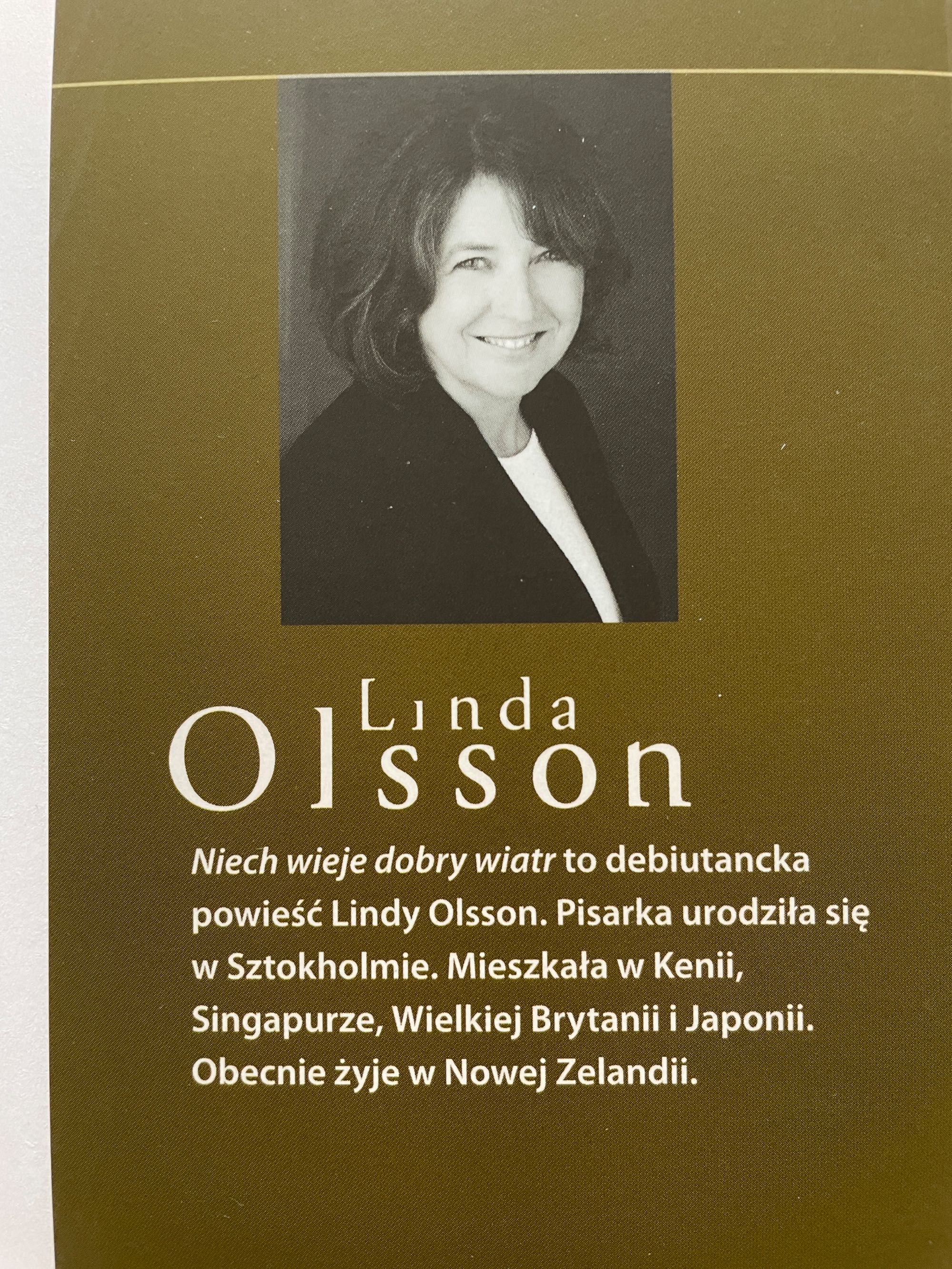 książka: Niech wieje dobry wiatr - Linda Olsson