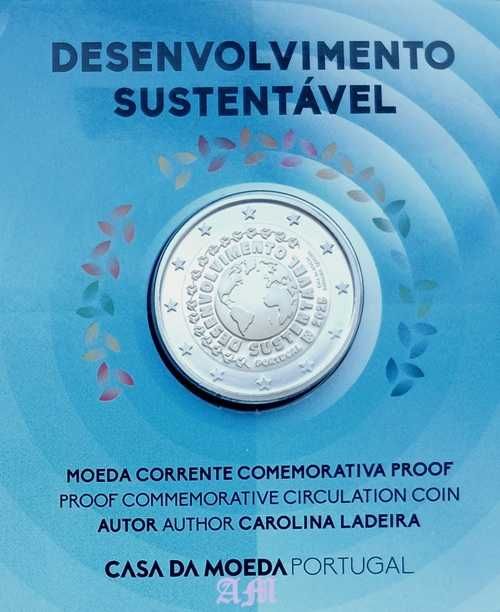 Portugal 2€ Desenvolvimento Sustentável Proof