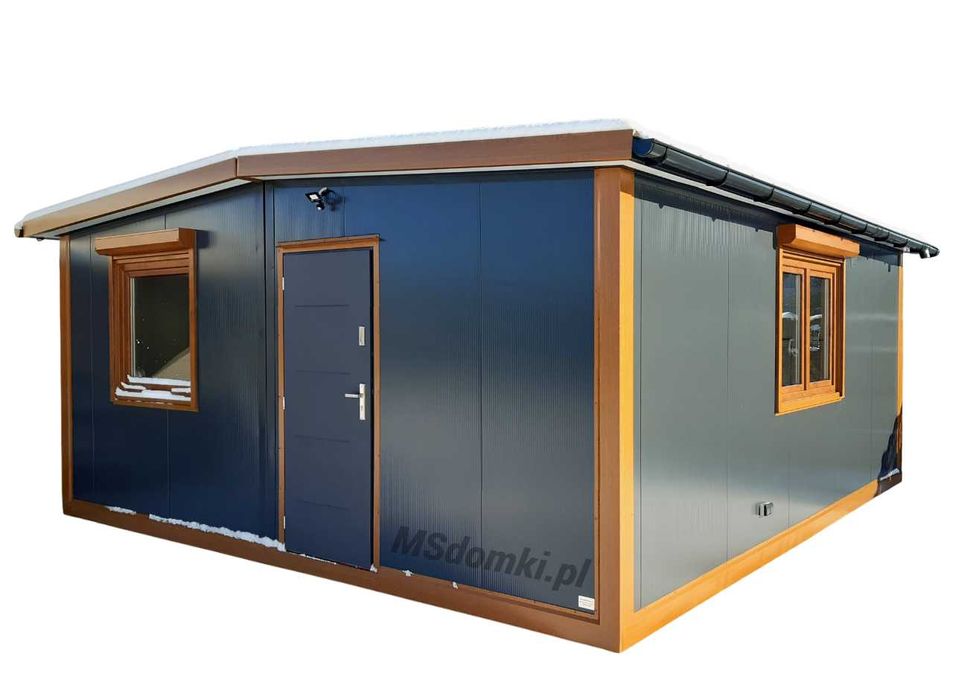 Kontener mieszkalny domek całoroczny na zgłoszenie 35m2 wyposażony