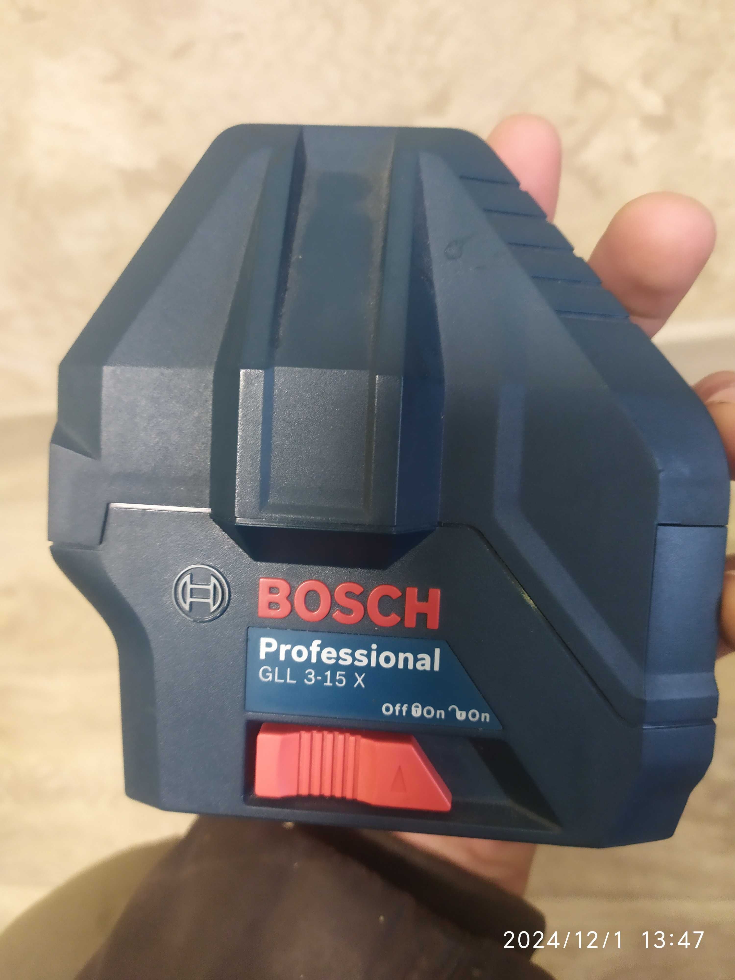 Лазерный уровень нивелир Bosch GLL 3-15X