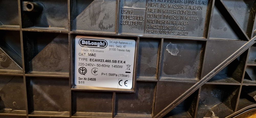 Ekspres automatyczny DeLongi ECAM23.460.SB EX:4