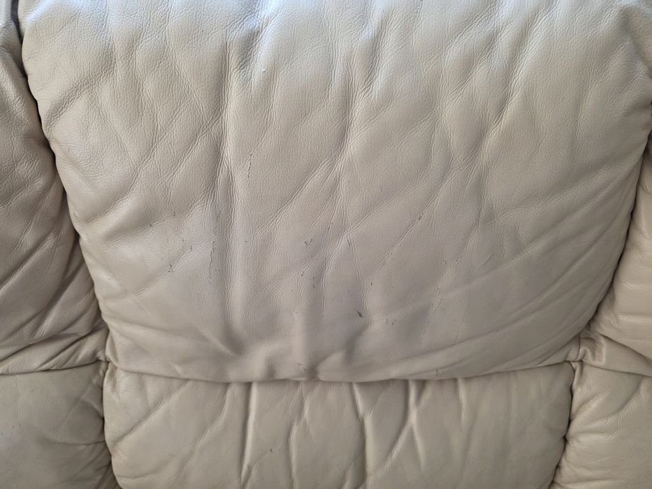 Zestaw skórzany kanapa i 2 fotele