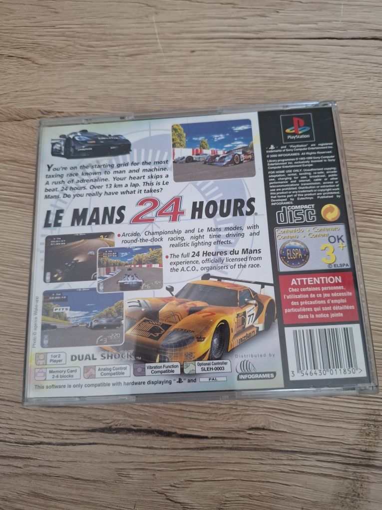 "Le Mans 24 Hours" – PlayStation 1 (PS1)