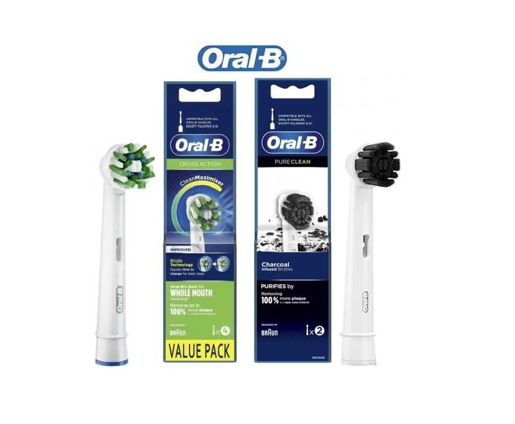 Насадки Oral-B Cross Action Pure 3D для электрической зубной щетки