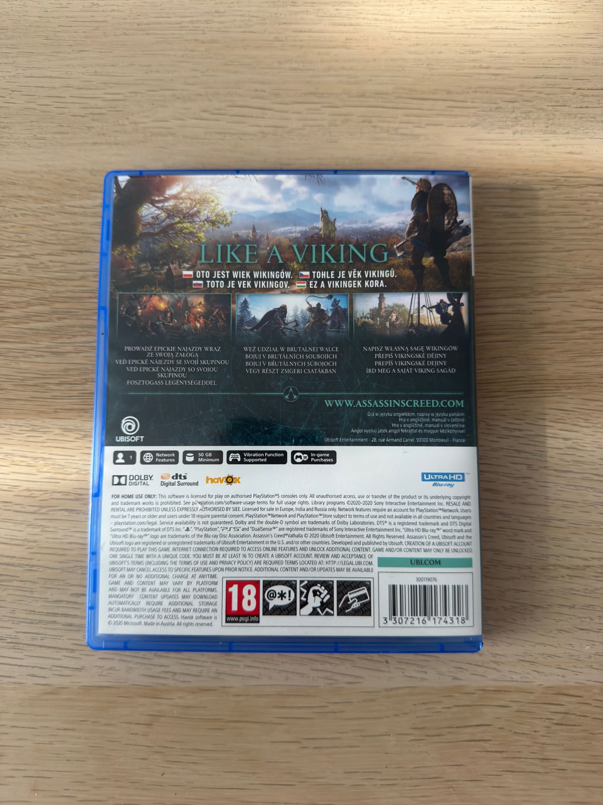 Assassin Creed Valhalla PS5.