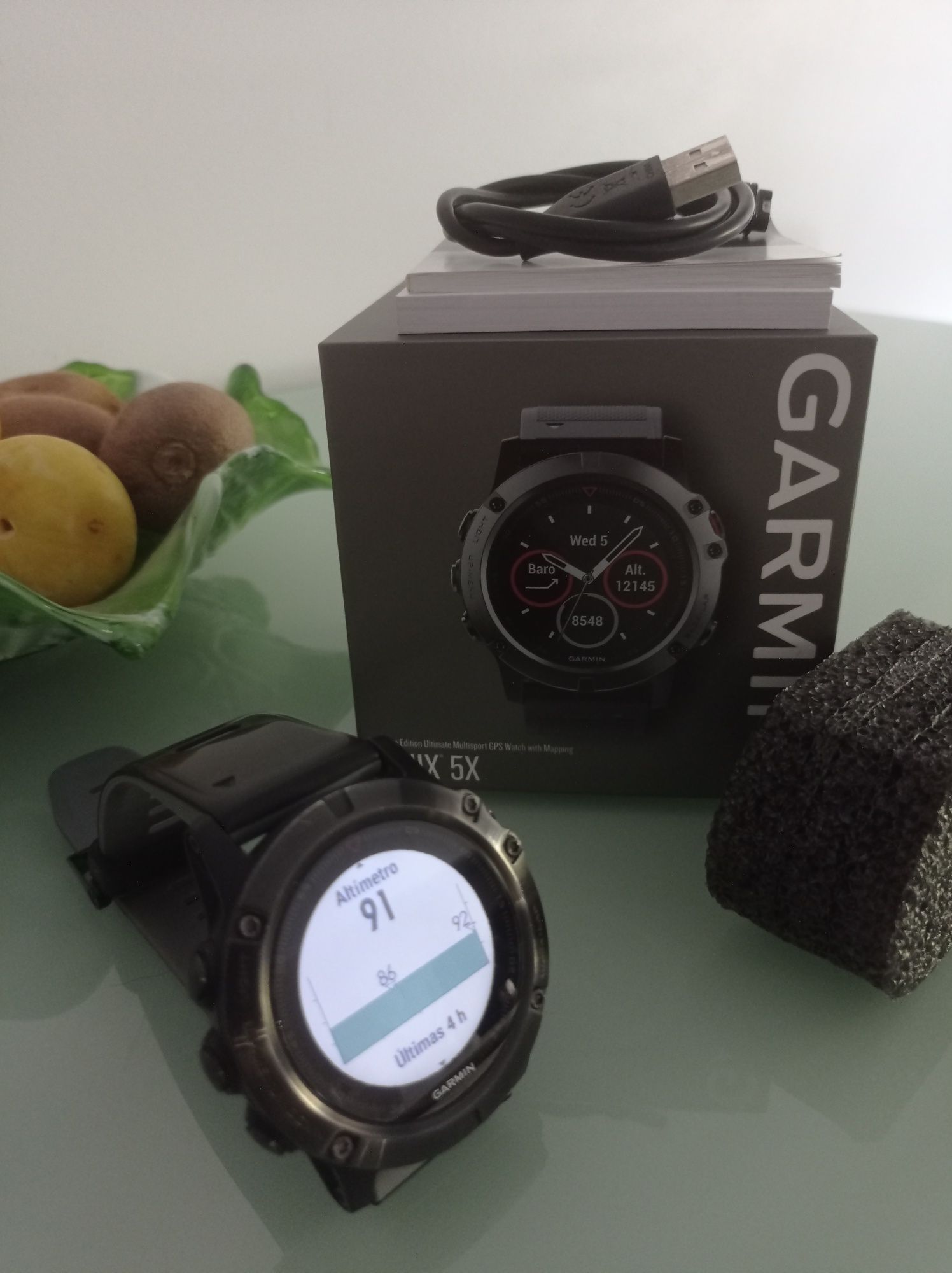 Garmin Fênix 5X 51mm Saphira