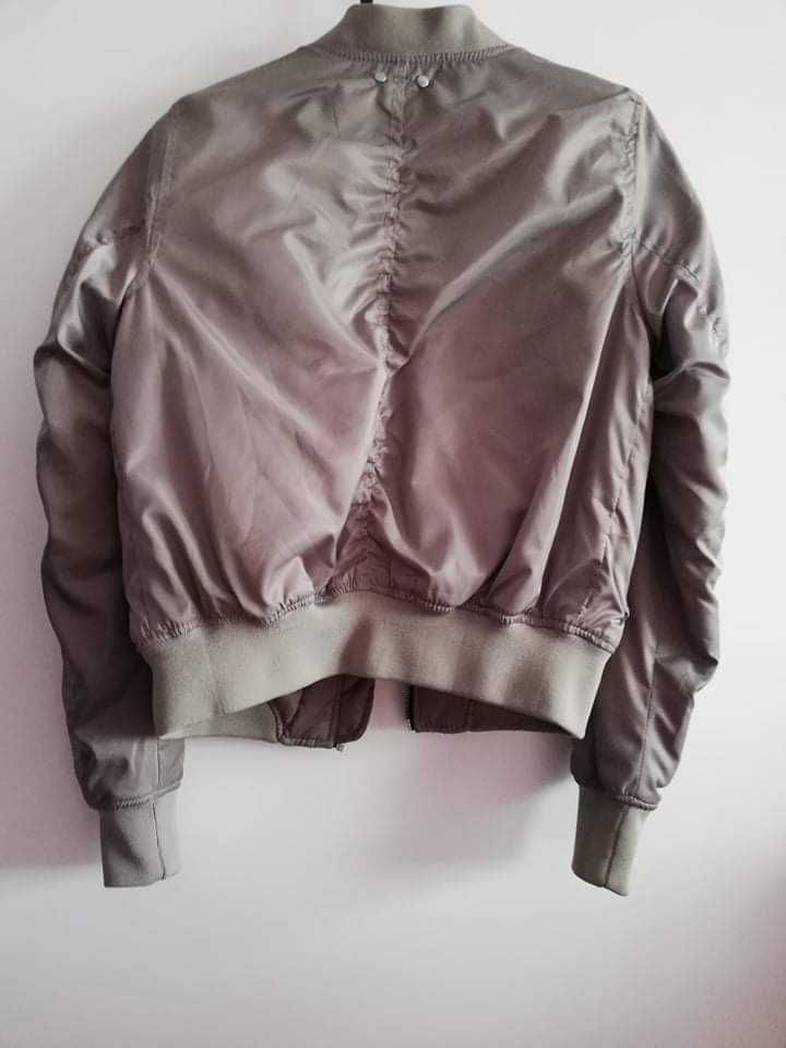 Szara bomberka kurtka top gun pull&bear rozmiar 34 must have