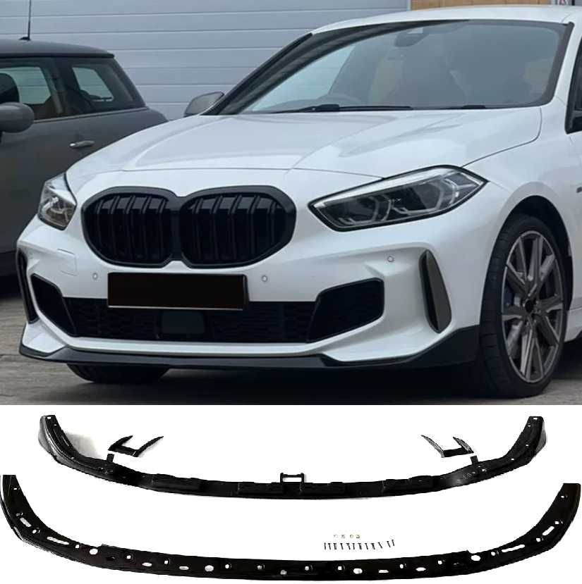 Dokładka Zderzaka Splitter MP BMW F40 Czarny Połysk / Carbon