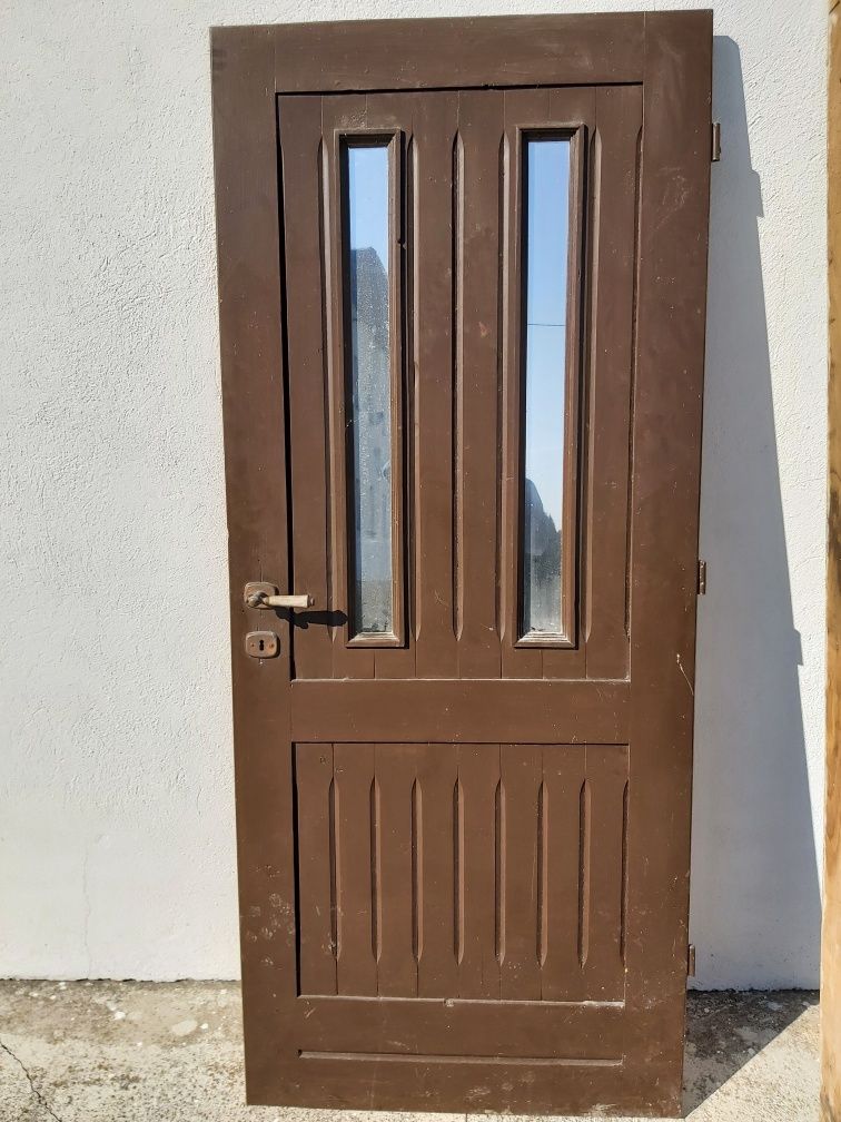 Drzwi dębowe z ościeżnicą  211cm x 98cm