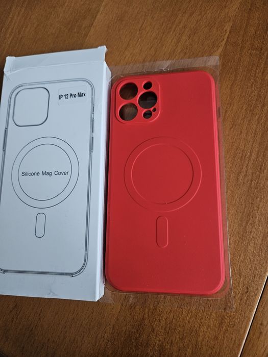 Etui iPhone 12 Pro Max czerwone