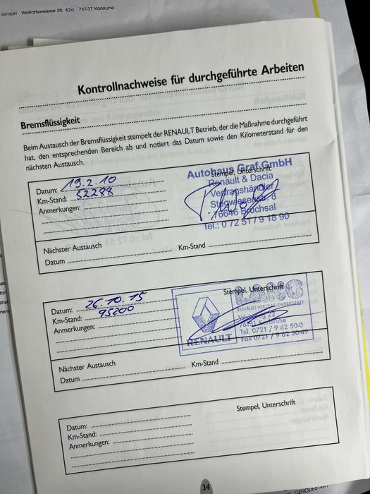 Рено Меган2 1.6 16V 204тис.км ориг пробіг