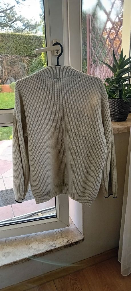 Sweter kremowy LoopDivision 01 rozmiar S