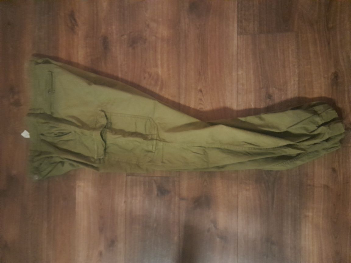 Spodnie joggery smog khaki xxl