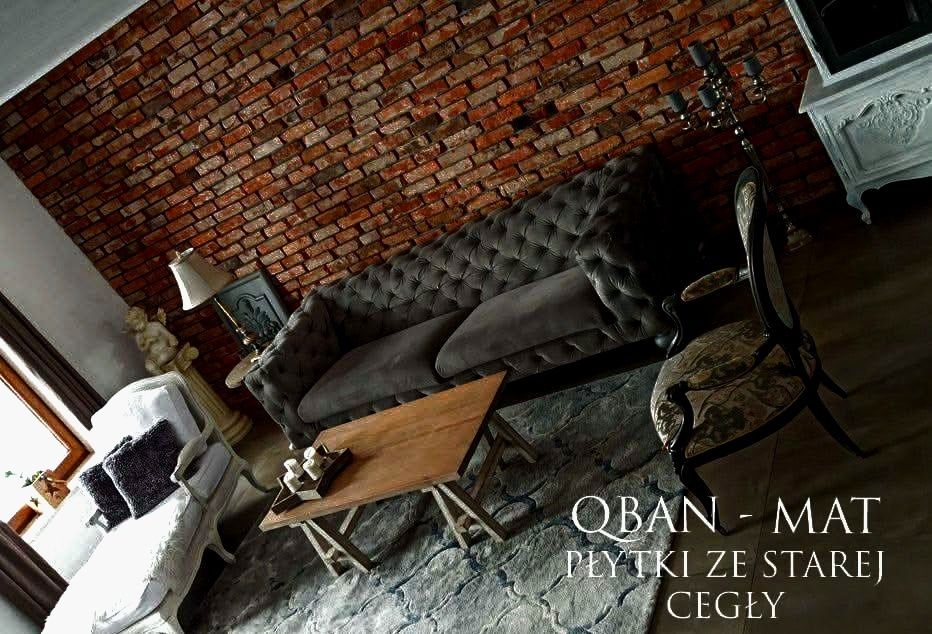 Cegła cięta płytki ze starej cegły