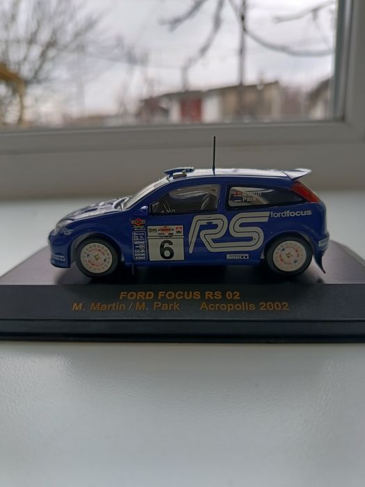 Ford Focus RS - Rally Acropolis 2002. IXO. 1:43.