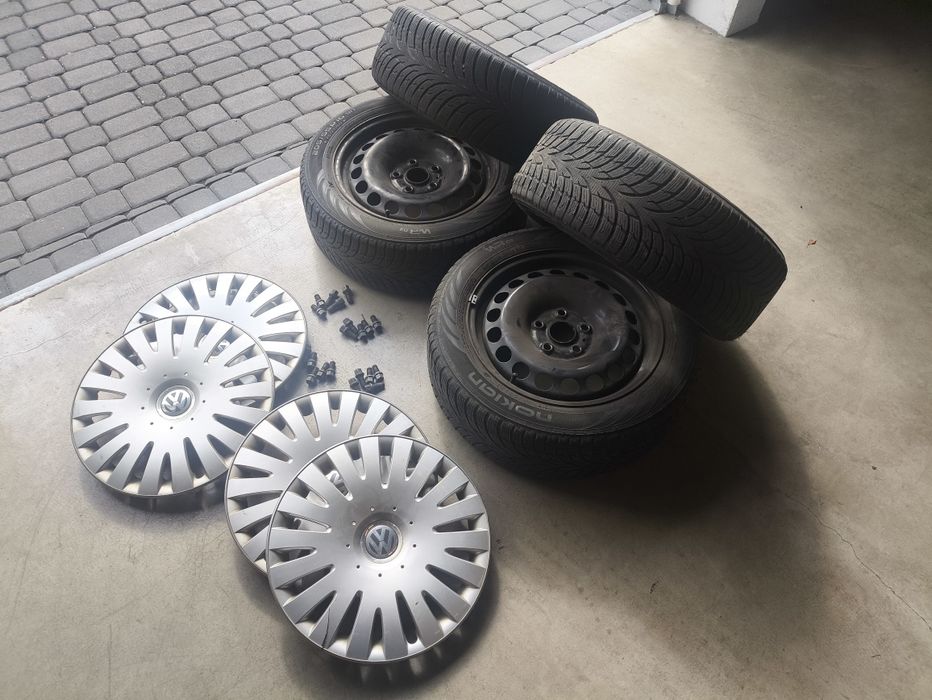 Koła felgi 16" opony kołpaki komplet 205/55 R16 VW Passat B6
