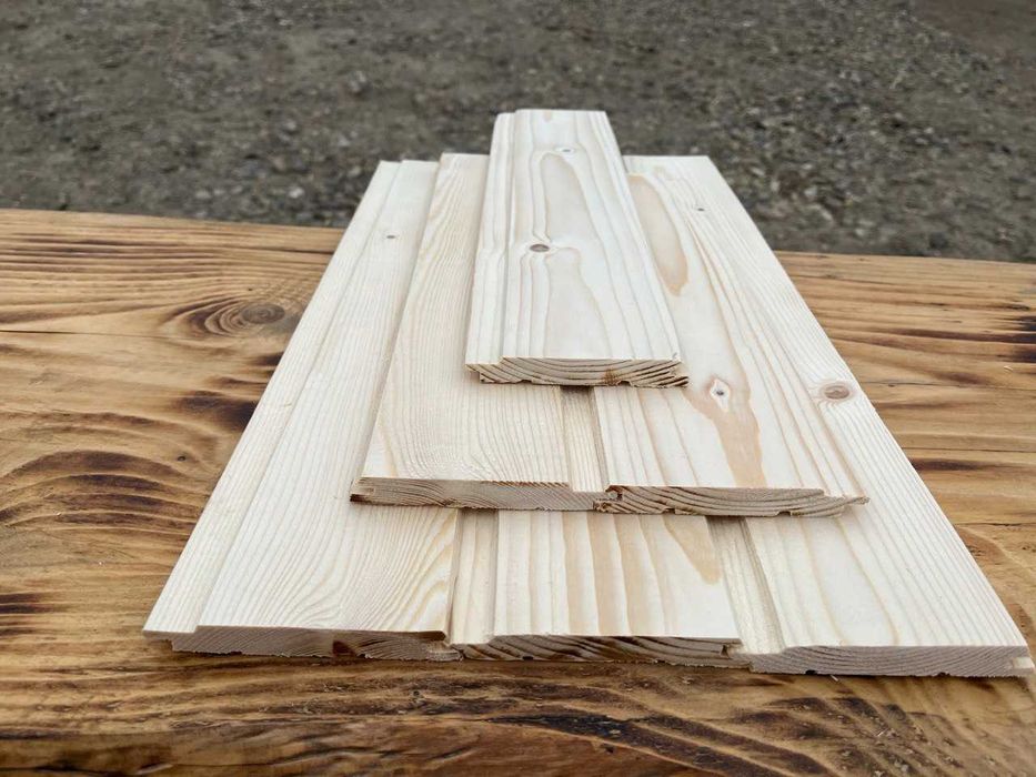 Блок хаус 135*35*3000 мм від виробника. Смерека (вагонка, доска пола)