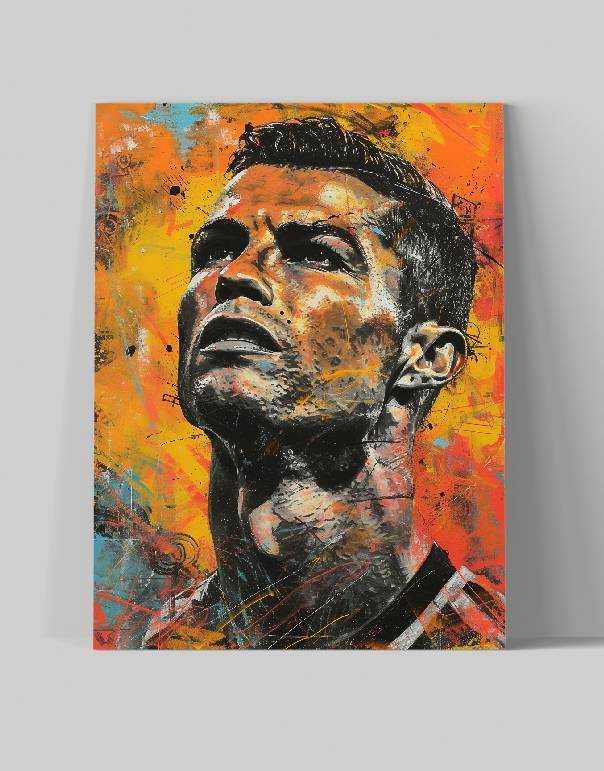 Obraz na płótnie Cristiano Ronaldo CR7 nowoczesny 75x100
