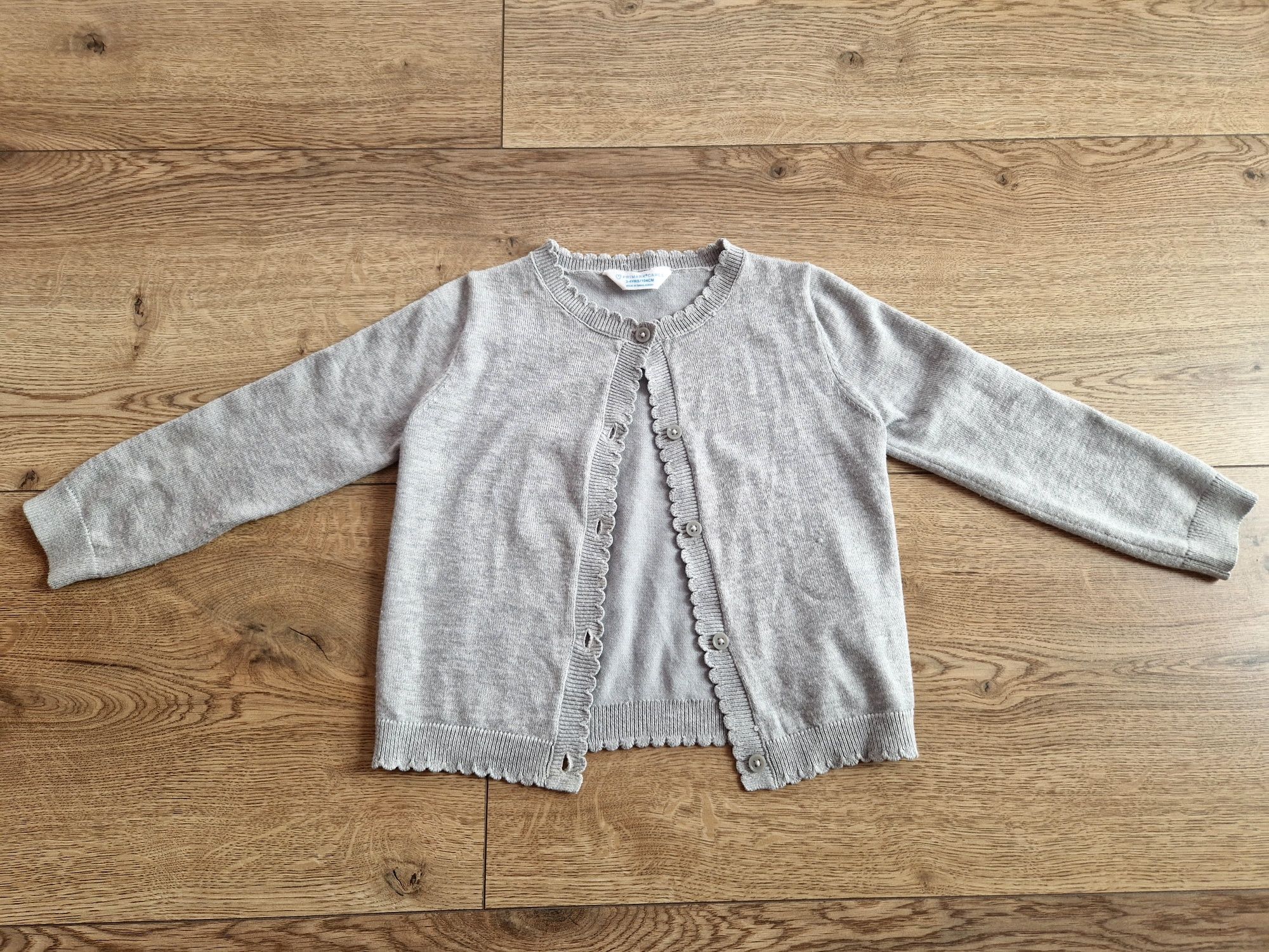 Zestaw: bluza, sweterek i spodnie 104cm