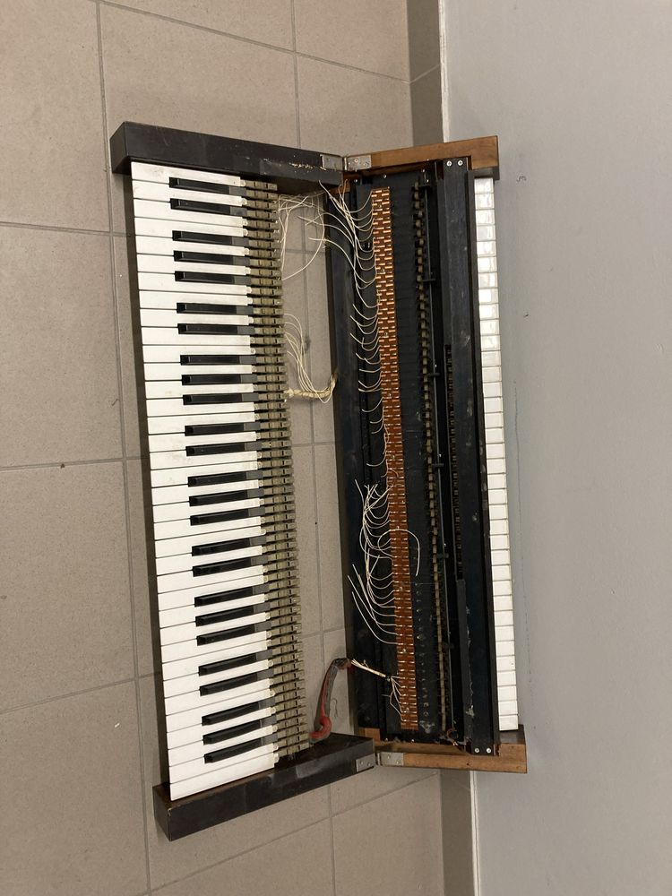 pedały organowe stare drewniane