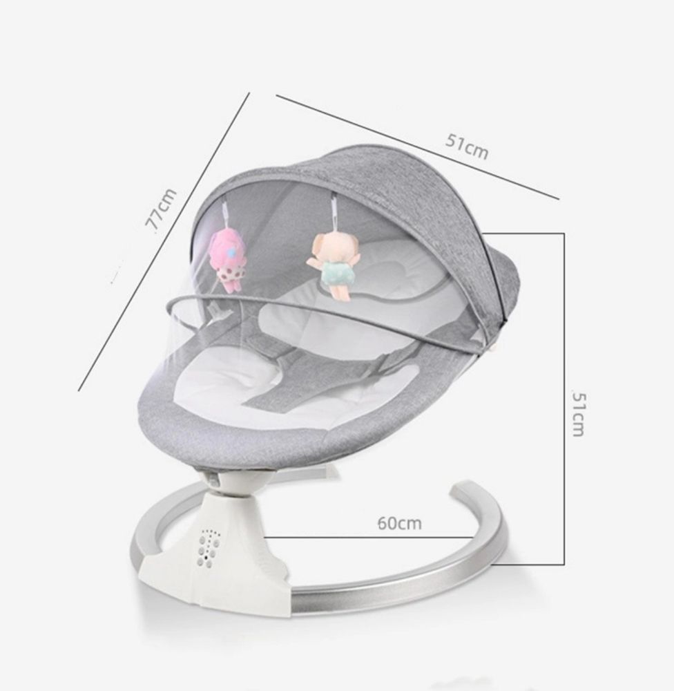 Електричне крісло-гойдалка для немовлят та дітей