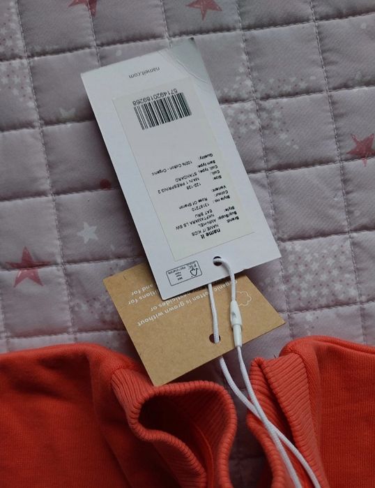 Conjunto | Lote de 2 camisolas cardadas | Name it | amarelo e coral