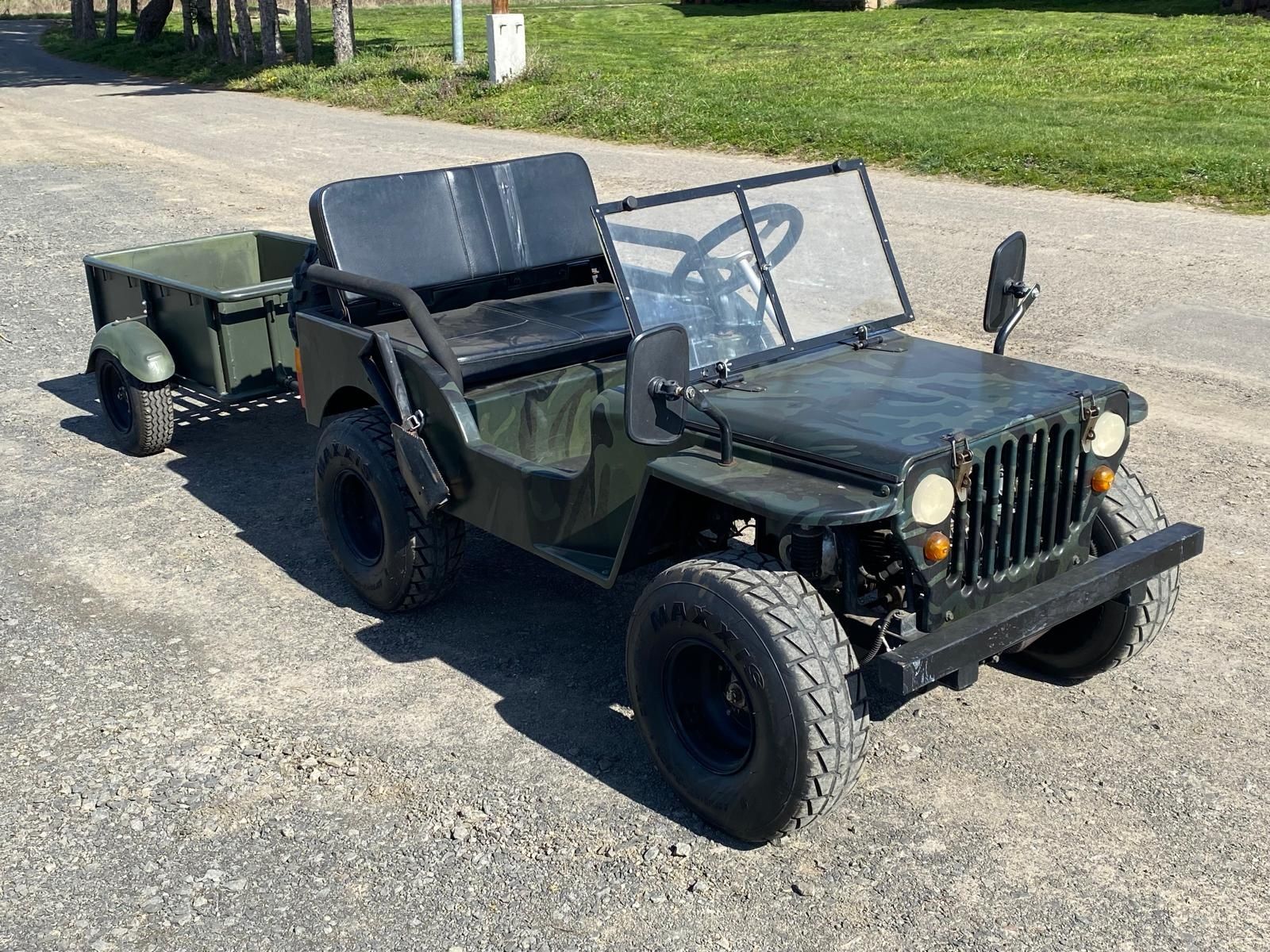 Mini Jeep Willy's 150cc + przyczepka !