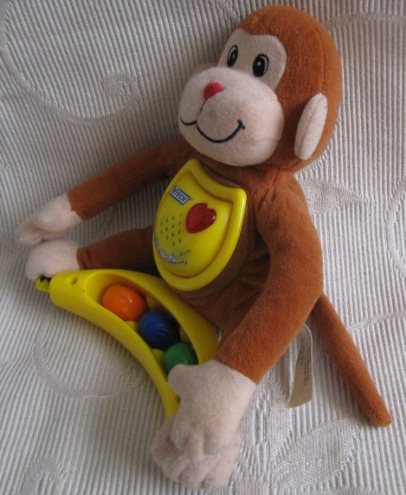 Мягкая игрушка музыкальная обезьяна