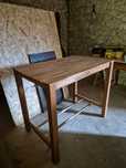 Mesa de bar HAGE 70x115 carvalho natural