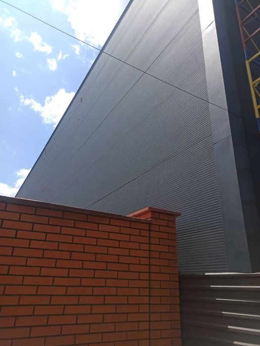 Сендвіч-панелі стінові (піноплвст, вата, ППУ, PIR)