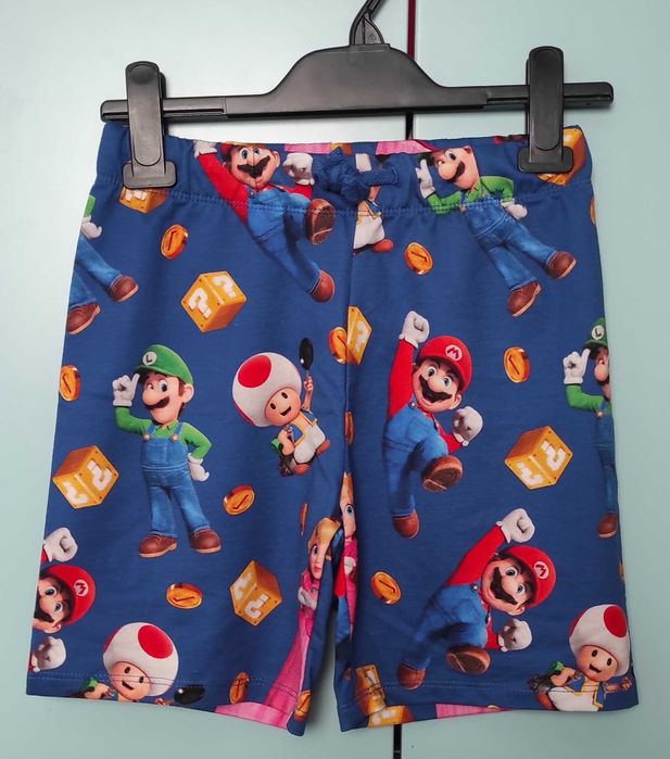 Spodenki chłopięce Mario H&M rozmiar 128 cm