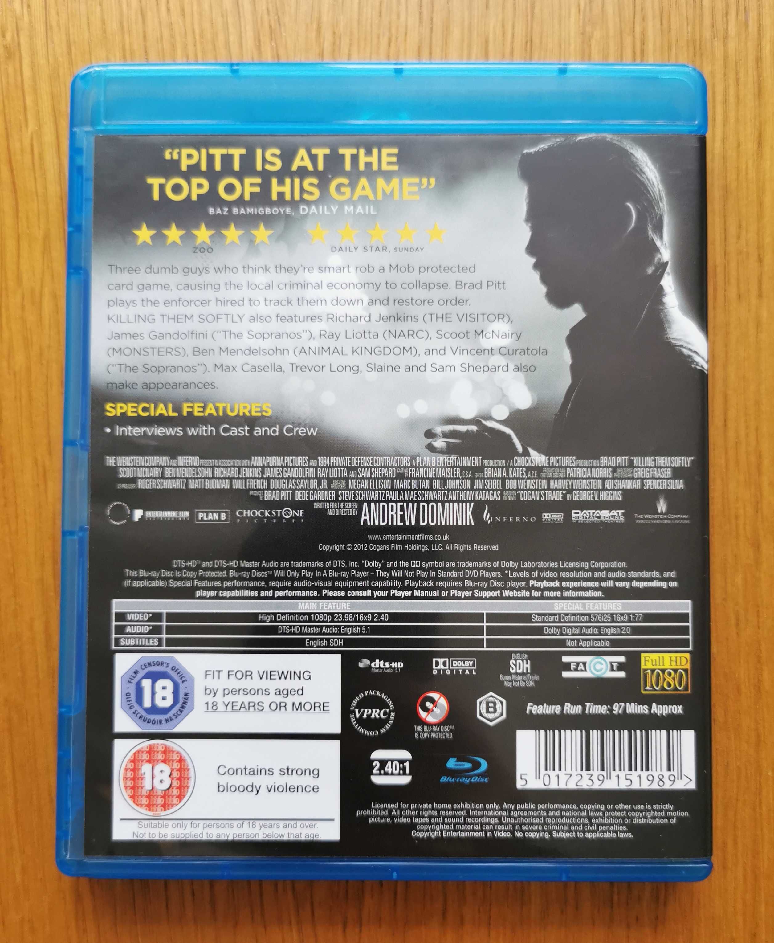 Killing Them Softly (Zabić, Jak To Łatwo Powiedzieć) Blu-ray (En) 2012