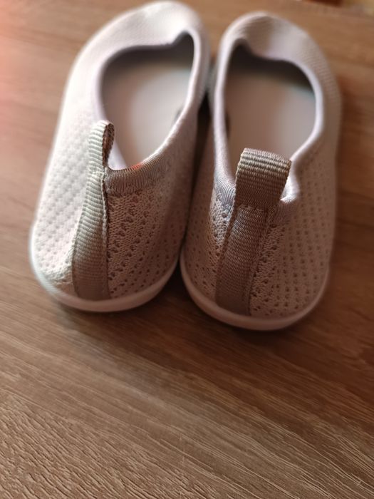 Ażurowe miękkie baleriny 38/39 tenisówki wygodne szare nowe